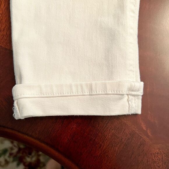 EEUC Hudson Tally Crop Skinny Jeans in White Size 29 x 28 Worn Once Perfect!! - Picture 5 of 11